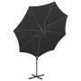 Cantilever umbrella with pole and black LED lights 300 cm by vidaXL, Umbrellas - Ref: Foro24-312340, Price: 87,31 €, Discount: %