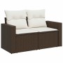 Set sofás de jardín 8 piezas y cojines ratán sintético marrón by , Garden sets - Ref: Foro24-3326284, Price: 575,92 €, Discou...