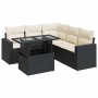 Set de sofás de jardín 6 piezas y cojines ratán sintético negro | Foro24|Onlineshop| Casa, Jardín y Más Foro24.es