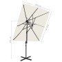 Cantilever parasol with double sand cover 250x250 cm by vidaXL, Umbrellas - Ref: Foro24-312360, Price: 132,83 €, Discount: %