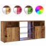 Mueble TV luces LED madera ingeniería envejecida 120x30x50 cm von , TV-Möbel - Ref: Foro24-856351, Preis: 98,58 €, Rabatt: %