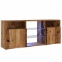 Mueble TV luces LED madera ingeniería envejecida 120x30x50 cm von , TV-Möbel - Ref: Foro24-856351, Preis: 98,58 €, Rabatt: %