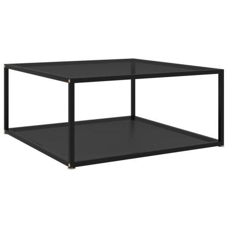 Schwarzer Couchtisch aus gehärtetem Glas, 80 x 80 x 35 cm von vidaXL, Couchtisch - Ref: Foro24-322893, Preis: 90,86 €, Rabatt: %