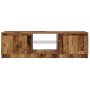 Mueble TV luces LED madera ingeniería envejecida 120x30x36 cm de , Muebles TV - Ref: Foro24-856347, Precio: 78,01 €, Descuent...