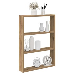 Estante de pared madera ingeniería roble artisan 43x9x60 cm de , Estantes y estanterías - Ref: Foro24-860057, Precio: 25,07 €...