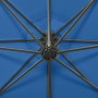 Cantilever parasol with pole and blue LED lights 300 cm by vidaXL, Umbrellas - Ref: Foro24-312341, Price: 87,27 €, Discount: %