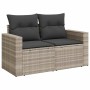 Set sofás jardín 10 pzas con cojines ratán sintético gris claro de , Conjuntos de jardín - Ref: Foro24-3326383, Precio: 796,0...