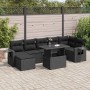 Set de sofás de jardín y cojines 8 piezas ratán sintético negro | Foro24|Onlineshop| Casa, Jardín y Más Foro24.es