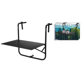 ProGarden Matte Dark Gray Balcony Table by ProGarden, Garden tables - Ref: Foro24-436233, Price: 48,55 €, Discount: %