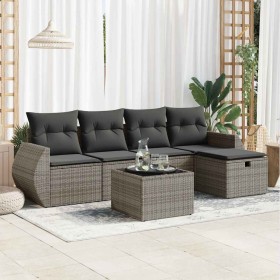 Comprar Set de muebles de jardín 6 pzas y cojines