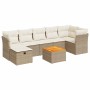 Set de sofás de jardín y cojines 8 piezas ratán sintético beige von , Gartensets - Ref: Foro24-3325768, Preis: 544,40 €, Raba...