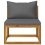 Garden furniture 8 pcs cushions solid acacia wood by vidaXL, Garden sets - Ref: Foro24-3057630, Price: 844,02 €, Discount: %