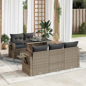 Comprar Set de muebles de jardín 6 pzas y cojines