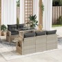 Set de sofás de jardín 6 pzas y cojines ratán sintético gris by , Garden sets - Ref: Foro24-3326413, Price: 538,41 €, Discoun...