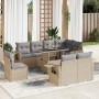 Set de sofás de jardín con cojines 9 pzas ratán sintético beige | Foro24|Onlineshop| Casa, Jardín y Más Foro24.es