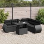 Set de sofás de jardín 7 pzas con cojines ratán sintético negro | Foro24|Onlineshop| Casa, Jardín y Más Foro24.es