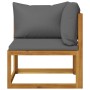 Garden furniture 7 pcs cushions solid acacia wood by vidaXL, Garden sets - Ref: Foro24-3057606, Price: 666,37 €, Discount: %