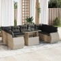 Set sofás jardín 10 pzas con cojines ratán sintético gris claro | Foro24|Onlineshop| Casa, Jardín y Más Foro24.es