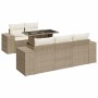 Juego de sofás jardín con cojines 6 pzas ratán sintético beige by , Garden sets - Ref: Foro24-3326729, Price: 663,18 €, Disco...