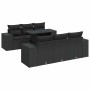 Set de sofás de jardín 7 pzas con cojines ratán sintético negro | Foro24|Onlineshop| Casa, Jardín y Más Foro24.es