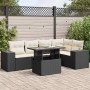 Set de sofás de jardín 6 piezas y cojines ratán sintético negro | Foro24|Onlineshop| Casa, Jardín y Más Foro24.es