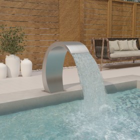 Poolbrunnen aus Edelstahl 304, 22 x 60 x 70 cm von vidaXL, Brunnen und Wasserfälle - Ref: Foro24-148882, Preis: 282,93 €, Rab...