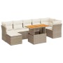 Set de sofás de jardín y cojines 8 piezas ratán sintético beige von , Gartensets - Ref: Foro24-3326956, Preis: 630,46 €, Raba...