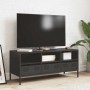 Mueble para TV acero laminado en frío negro 101,5x39x43,5 cm von , TV-Möbel - Ref: Foro24-851322, Preis: 176,81 €, Rabatt: %