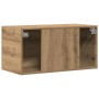 Armario de pared madera de ingeniería roble artisan 80x39x40 cm de , Estantes y estanterías - Ref: Foro24-856029, Precio: 64,...