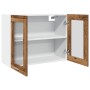 Armario colgante vidrio madera ingeniería envejecida 80x31x60cm von , Küchenschränke - Ref: Foro24-856119, Preis: 75,44 €, Ra...