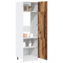 Mueble de frigorífico madera ingeniería envejecida 60x57x207 cm by , Kitchen cabinets - Ref: Foro24-856125, Price: 197,21 €, ...