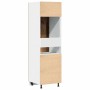 Mueble de frigorífico madera ingeniería envejecida 60x57x207 cm by , Kitchen cabinets - Ref: Foro24-856125, Price: 197,21 €, ...