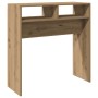 Mesa consola madera de ingeniería roble artesanal 78x30x80 cm by , Side tables - Ref: Foro24-856621, Price: 48,34 €, Discount: %