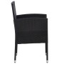 Garden chairs 2 units black synthetic rattan by vidaXL, Garden chairs - Ref: Foro24-43933, Price: 100,68 €, Discount: %