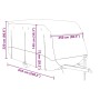 Funda para caravana tela no tejida gris 610x250x220 cm by , Car Storage Covers - Ref: Foro24-4015867, Price: 149,16 €, Discou...