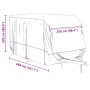 Funda para caravana tela no tejida gris 460x250x220 cm by , Car Storage Covers - Ref: Foro24-4015865, Price: 118,34 €, Discou...