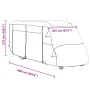 Fundas para autocaravanas tela no tejida gris 660x235x275 cm de , Cubiertas para almacenamiento de automóviles - Ref: Foro24-...