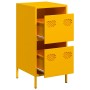 Aparador acero laminado en frío amarillo mostaza 35x39x73,5 cm von , Sideboards - Ref: Foro24-851397, Preis: 129,68 €, Rabatt: %