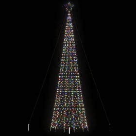 Árbol de Navidad cono con estacas 1534 LEDs colores 500 cm de , Arboles de navidad - Ref: Foro24-4016407, Precio: 117,89 €, D...