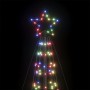 Árbol de Navidad cono con estacas 1534 LEDs colores 500 cm von , Weihnachtsbäume - Ref: Foro24-4016407, Preis: 117,89 €, Raba...