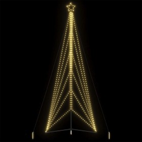 Luces para árbol de Navidad 861 LEDs blanco