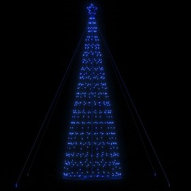 Árbol de Navidad cono de luz 1534 LEDs azul 503 cm von , Weihnachtsbäume - Ref: Foro24-4016458, Preis: 133,12 €, Rabatt: %