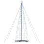 Árbol de Navidad cono de luz 1534 LEDs azul 503 cm by , Christmas trees - Ref: Foro24-4016458, Price: 133,12 €, Discount: %