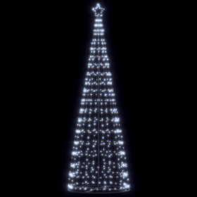 Árbol de Navidad cono de luz 550 LEDs blanco frío 304 cm von , Weihnachtsbäume - Ref: Foro24-4016453, Preis: 75,06 €, Rabatt: %