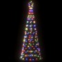 Árbol de Navidad cono de luz 200 LEDs de colores 182 cm von , Weihnachtsbäume - Ref: Foro24-4016451, Preis: 43,48 €, Rabatt: %