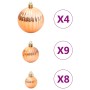 Bolas de Navidad 98 unidades cobre Ø3/4/6 cm von , Festliche Dekorationen - Ref: Foro24-4100015, Preis: 24,42 €, Rabatt: %