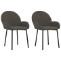 Sillas de comedor 2 uds terciopelo gris claro de , Sillas de comedor - Ref: Foro24-347655, Precio: 111,79 €, Descuento: %