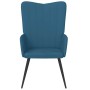 Sillón de relax de terciopelo azul de , Sillones - Ref: Foro24-327687, Precio: 99,67 €, Descuento: %