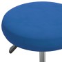 Silla de oficina giratoria de terciopelo azul | Foro24|Onlineshop| Casa, Jardín y Más Foro24.es