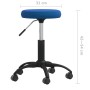 Silla de oficina giratoria de terciopelo azul | Foro24|Onlineshop| Casa, Jardín y Más Foro24.es